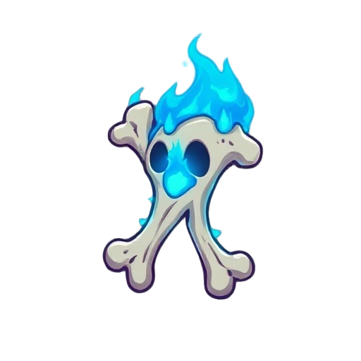 bone with blue fire rpg 