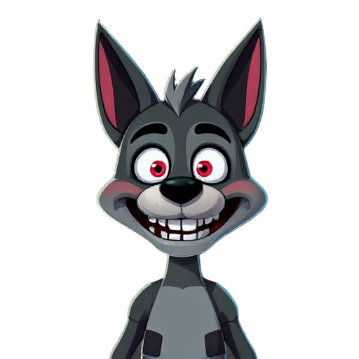 crie o rosto do foxy de five nights at fraddy de frente 