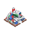 aluminum soda cans, newspapers in a pile of trash