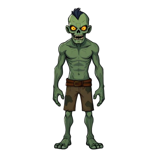 um sobrevivente humano de apocalipse zumbi brasileiro 