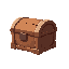 a wooden trunk
