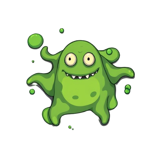 monstro slime verde