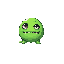 a round green slime monster