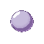 round, simple slime, squished