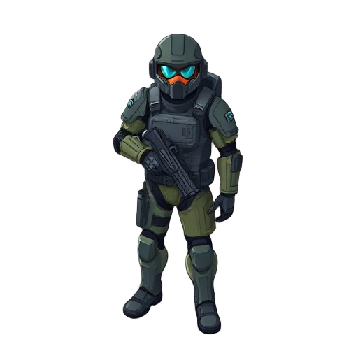 futuristic soldier