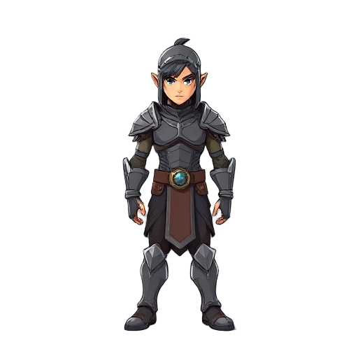 super hi-res rpg fantasy hero base with no armor or weapons.