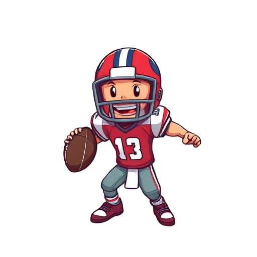 crie um jogo igual ao retro bowl, porem modo carreira quarterback, com muitas funcionalidades