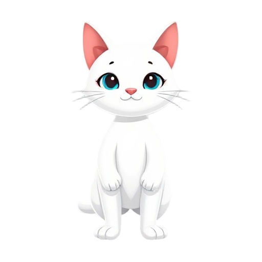 cat white