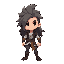 personaje fantasia masculino pelo largo