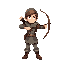 create an archer im front position