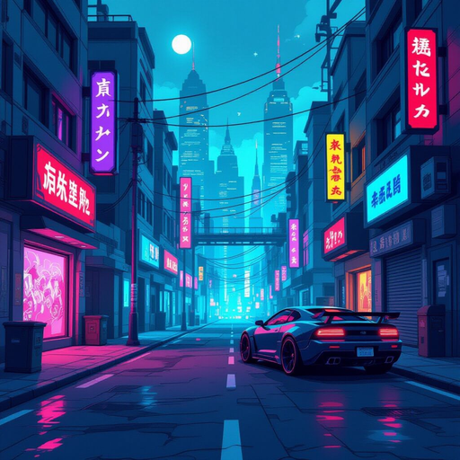 cyberpunk background 