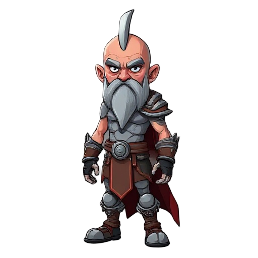 criar personagem inspirado em kratos 