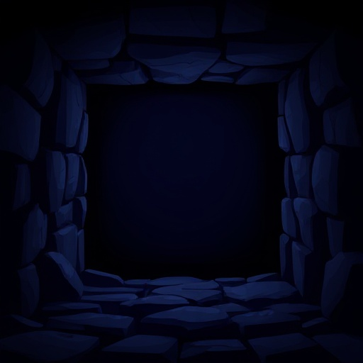 animated dark void in square