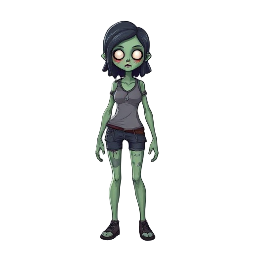 female zombie
