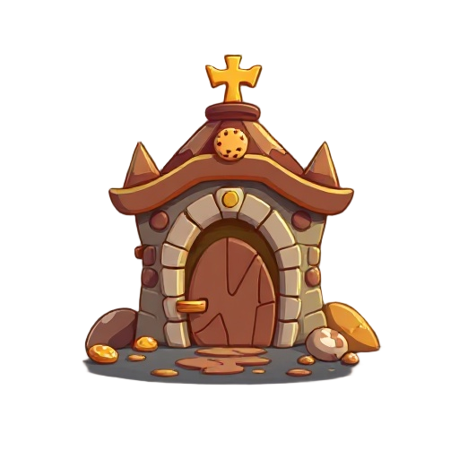 make it of the design of fount of knowledge form the game cookie run kingdom