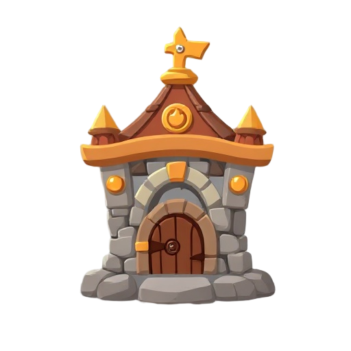 make it of the design of fount of knowledge form the game cookie run kingdom