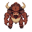 massive demonic bull monster