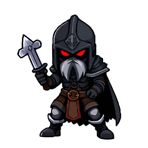 pixel dark warrior kniht 8 bit