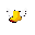 paper mario 64 badge icon style, a winged boot badge