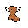 paper mario 64 badge icon style, a winged boot badge. flat 2d cartoon design, thick black outlines, simple rounded shapes, vibrant but slightly muted colors, nintendo 64 era aesthetic. the boot is brown with a soft leather look, small white angel wings on