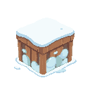 snowy container