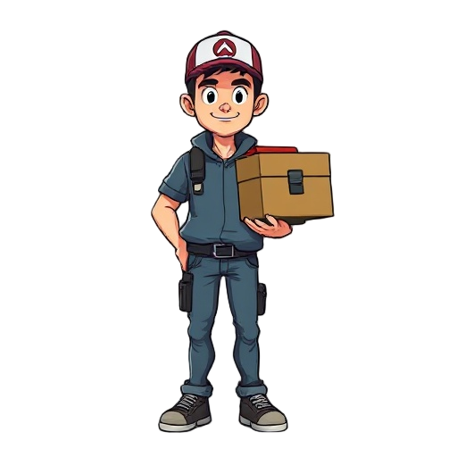 postapocaliptic delivery guy