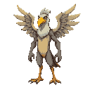  birdman. he has wings, talons, and a head that resembles a bird-like mask.