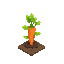 pixel carrot plant 