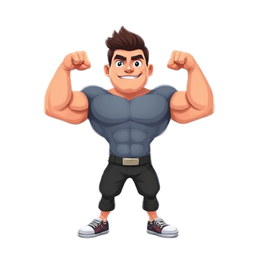 homem, musculoso visto de frente