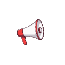 megaphone (sound button)