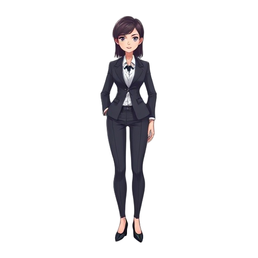 woman, suit
