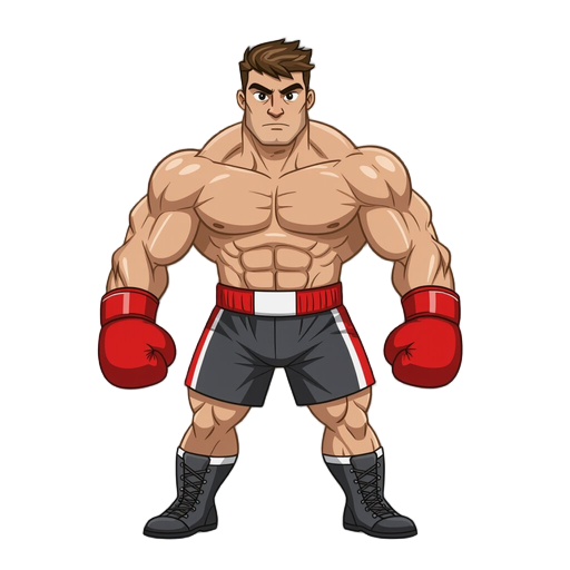 a muscle boxer