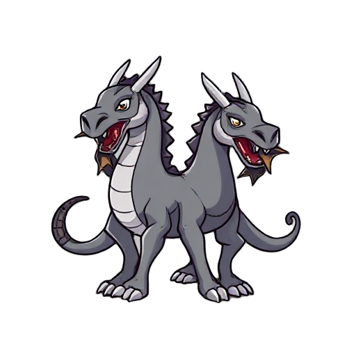 dragão branco quadrúpede 