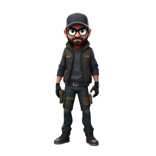 create a character that looks like aiden pearce from watch dogs 1