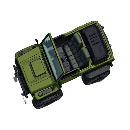 veiculo off road militar,com detalhes , 6 rodas,vidros blindados ce da pra ver o interior