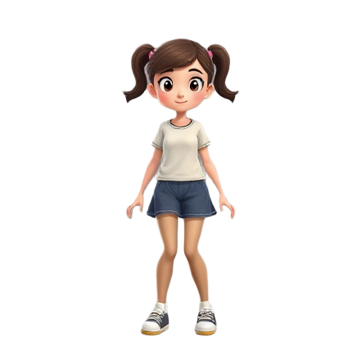 walk cycle a girl
