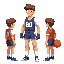 school athlete from the 80s