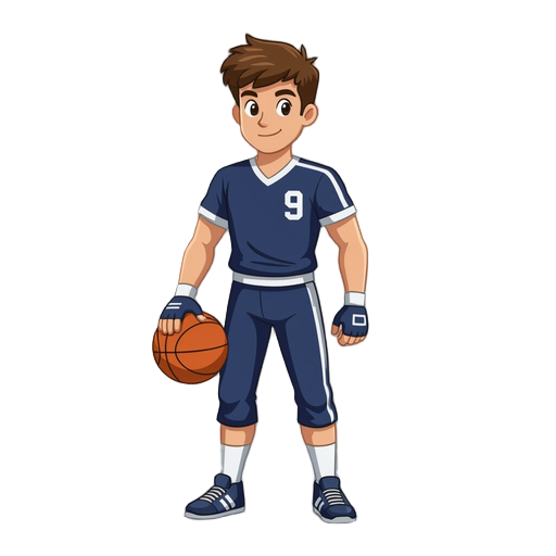 school athlete from the 80s