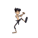 stickman fighting movement(kick, punch, high kick, high punch, jump, block, dodge, idle stance, walk, run)