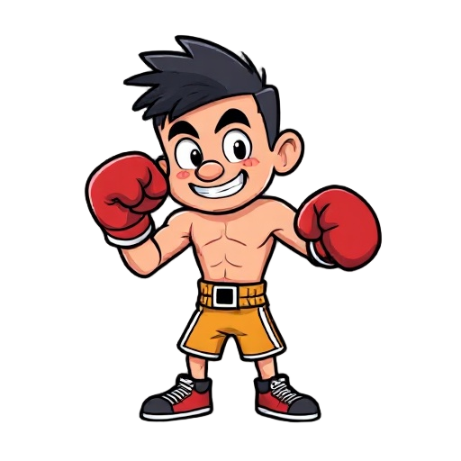 make a boxing character