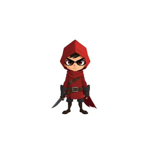 pixel red thief