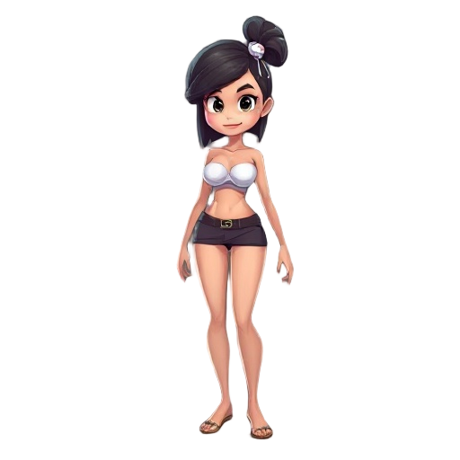 woman no clothes