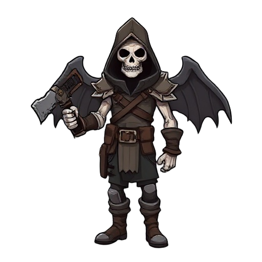 um minerador  , suas vestes sao ruins rasgadas de minerador  ,estilo dark fantasy  ele e um minerador seu corpo e meio morto vivo , animacao em 5 frames idle 
