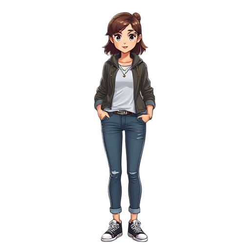 woman wearing casual 21st-century clothing
