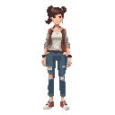 woman with really big chests wearing casual 21st-century clothing
