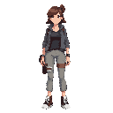 woman with big chests wearing casual 21st-century clothing