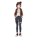 woman wearing casual 21st-century clothing