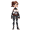 woman, with a big chest