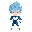 buatkan saya karakter vegeto super saiyan blue dari seri dragonball super