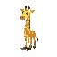 pixel giraffe,  side view, 16bit * 16bit